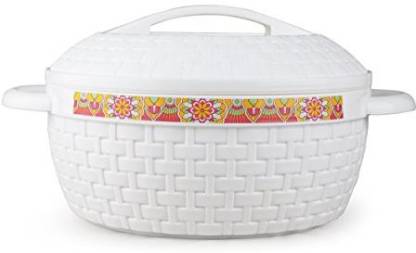Premium 2500ML Cello Wicker Thermal Casserole - Insulated Food Container for Picnics, Camping & Office Lunch Storage