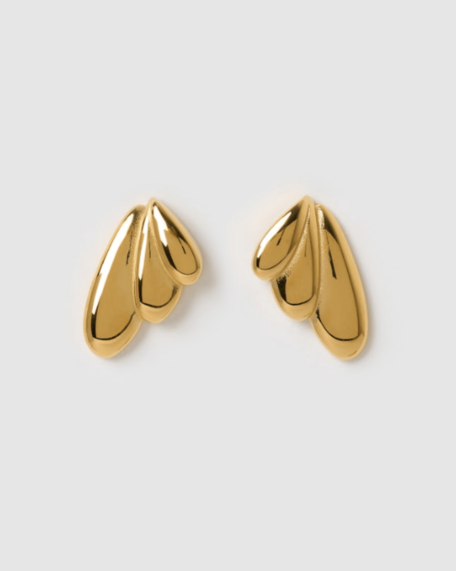 Izoa Angel Stud Earrings - Sterling Silver Winged Charm Earrings for Women, Hypoallergenic Gift for Her | Perfect for Christmas, Birthday & Everyday Wear