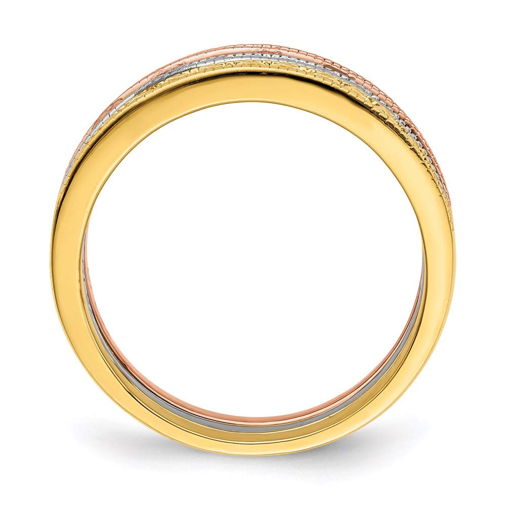 925 Sterling Silver Vermeil Trio Cubic Zirconia Ring for Women - Elegant Fine Jewelry Gift for Her - Perfect for Anniversaries, Birthdays & Special Occasions
