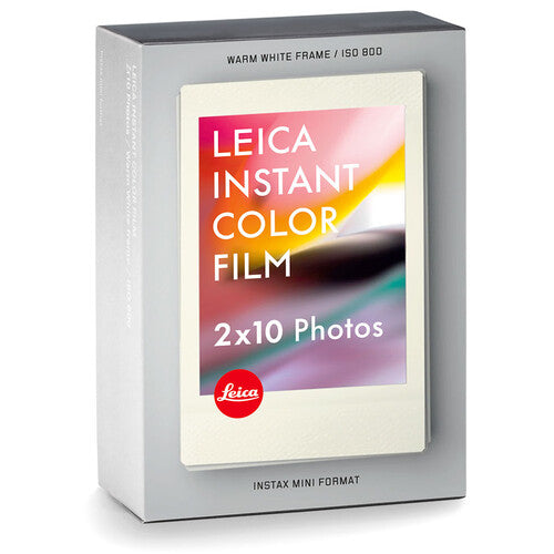 Leica SOFORT Instant Camera Color Film Pack - 10 Exposures for Vibrant Prints | Perfect for Parties, Travel & Memorable Moments