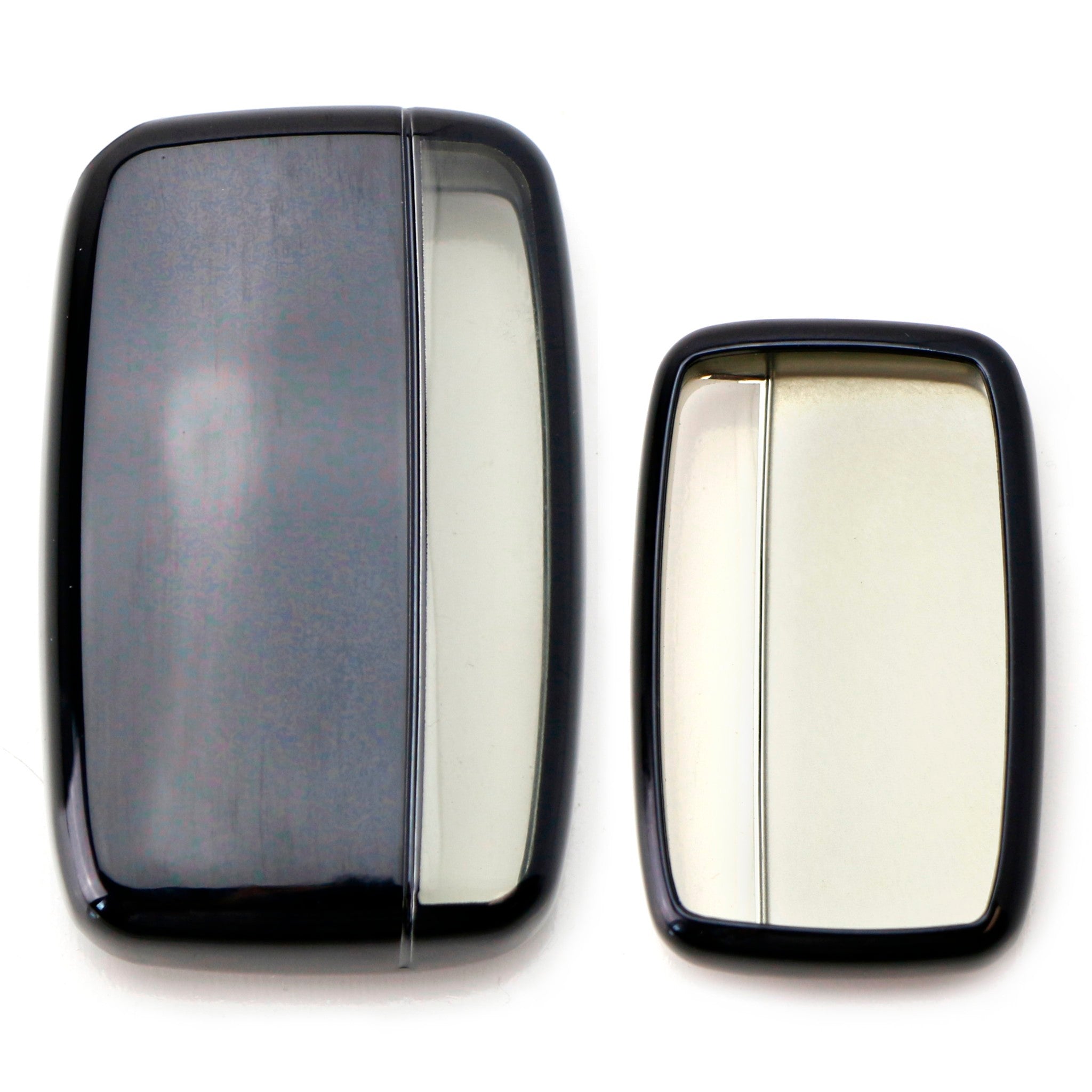 Premium Chrome Black TPU Key Fob Cover for 2010-2016 Land Rover Keyless Smart Key - Durable Protection & Stylish Design for Car Keys