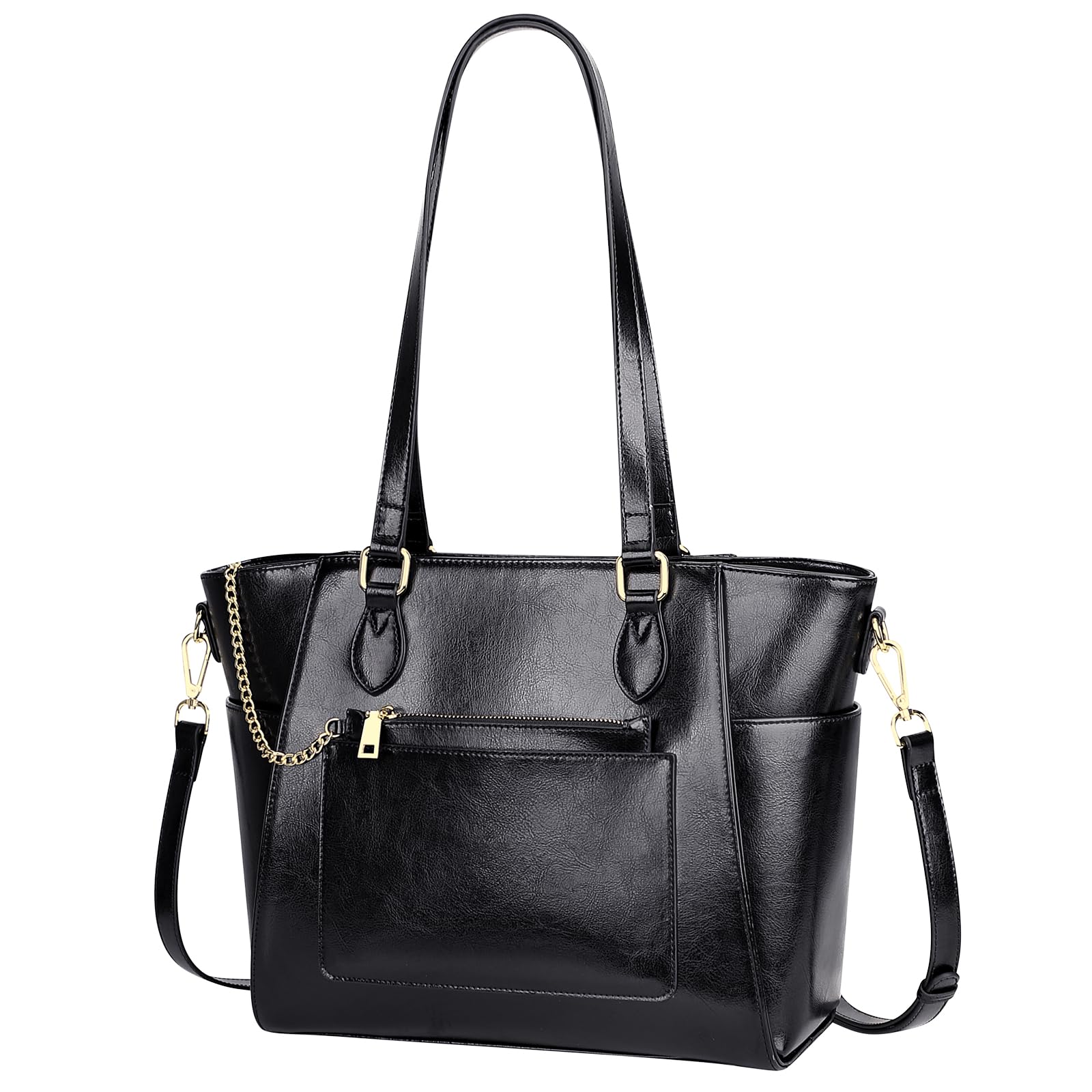 Premium Genuine Leather Tote Bags for Women - Stylish Shoulder Handbag Purse for Work, Travel & Everyday Use | Fashionable Ladies Accessory