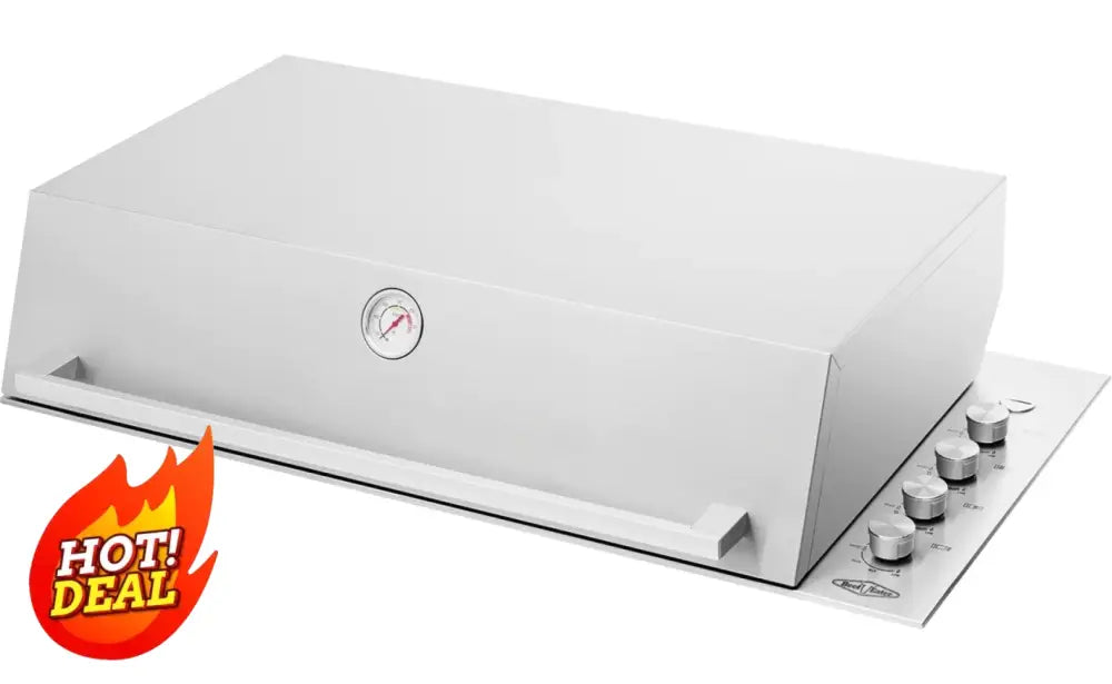 BeefEater BSH158SA Signature ProLine™ 6-Burner Built-In Natural Gas BBQ Grill with Hood - Perfect for Backyard Grilling, Outdoor Cooking & Entertaining