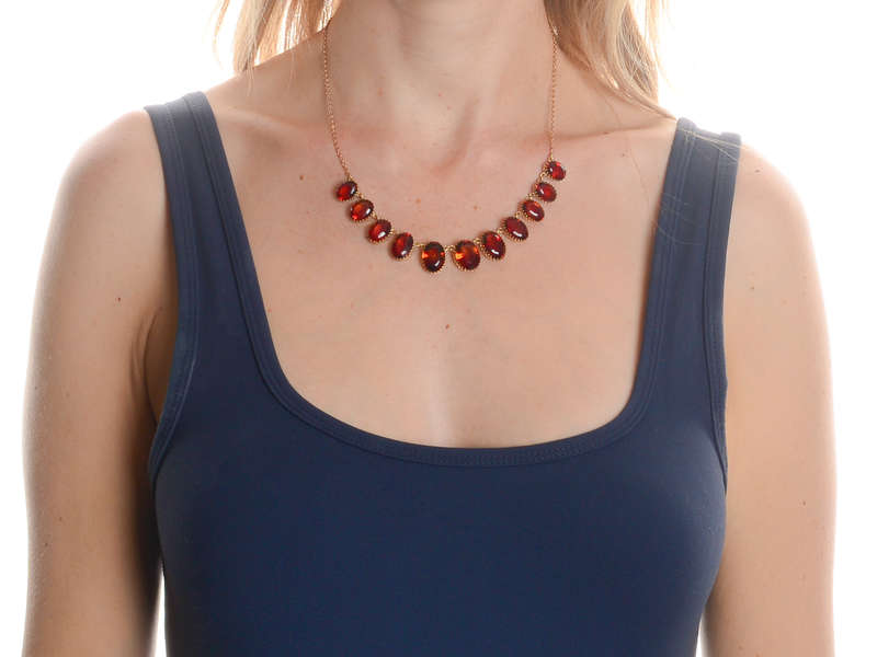 Ring of Fire Madeira Citrine Necklace – Elegant Gemstone Jewelry for Women | Perfect for Weddings, Parties & Everyday Wear