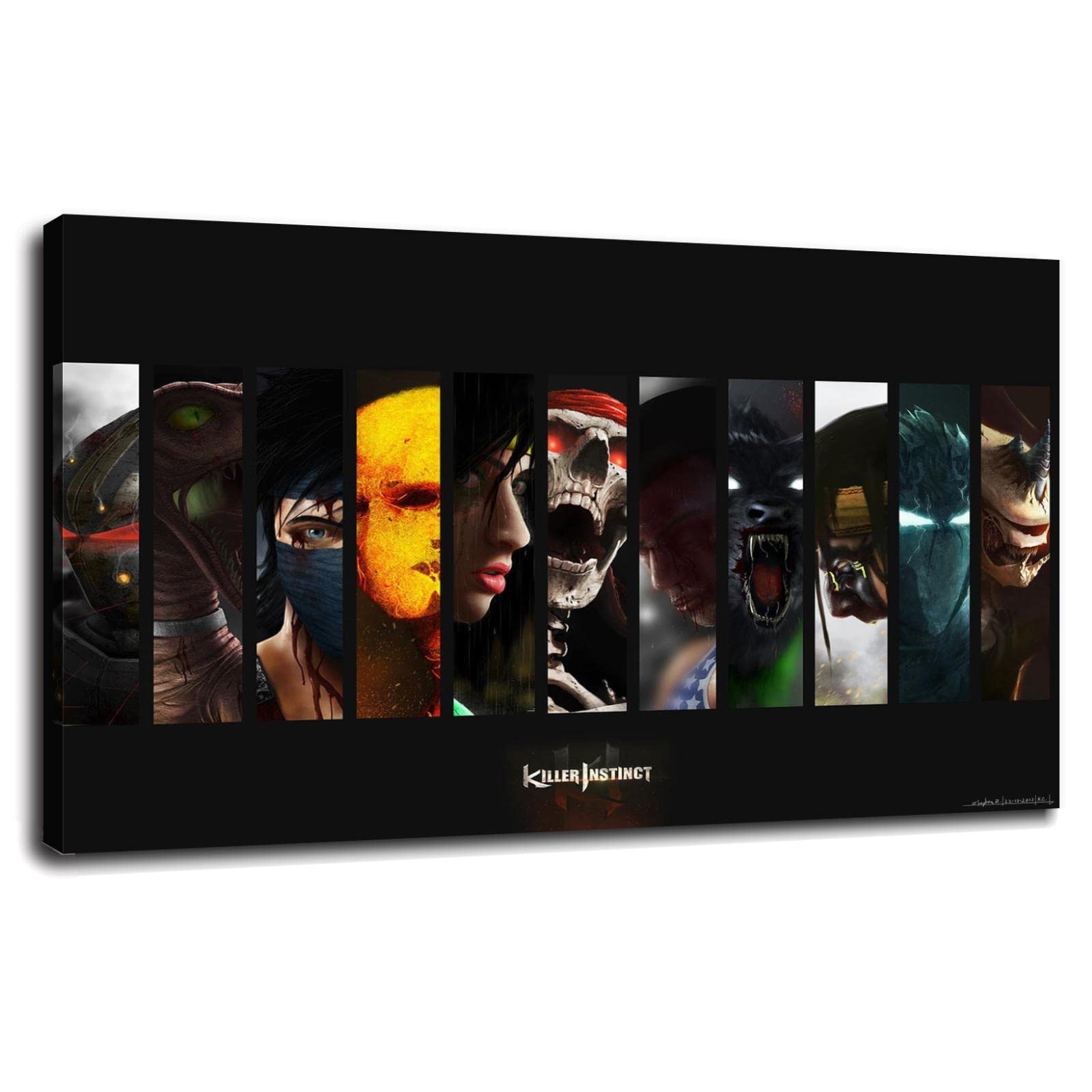 Weiycanart Killer Instinct Video Game Canvas Print - 42