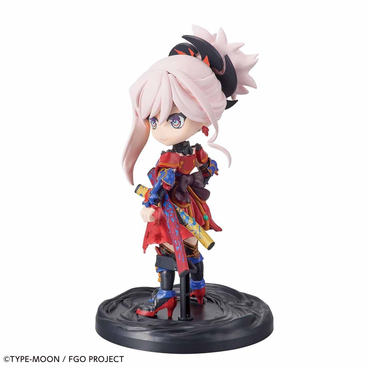 Bandai Petitrits #05 Fate/Grand Order Saber - Miyamoto Musashi Action Figure Model Kit for Anime Collectors & Display