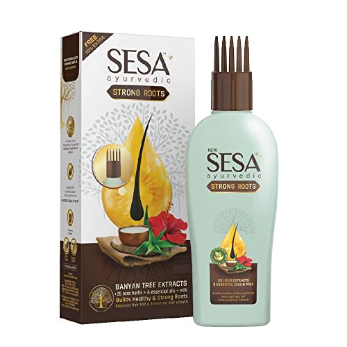 Ayurvedic Strong Roots Hair Oil for Hair Fall Control & Growth - Prevents Hair Loss, Repairs Damage, Nourishes Scalp - Suitable for All Hair Types - 100ml (Pack of 2) - Perfect for Daily Hair Care & Styling Routine