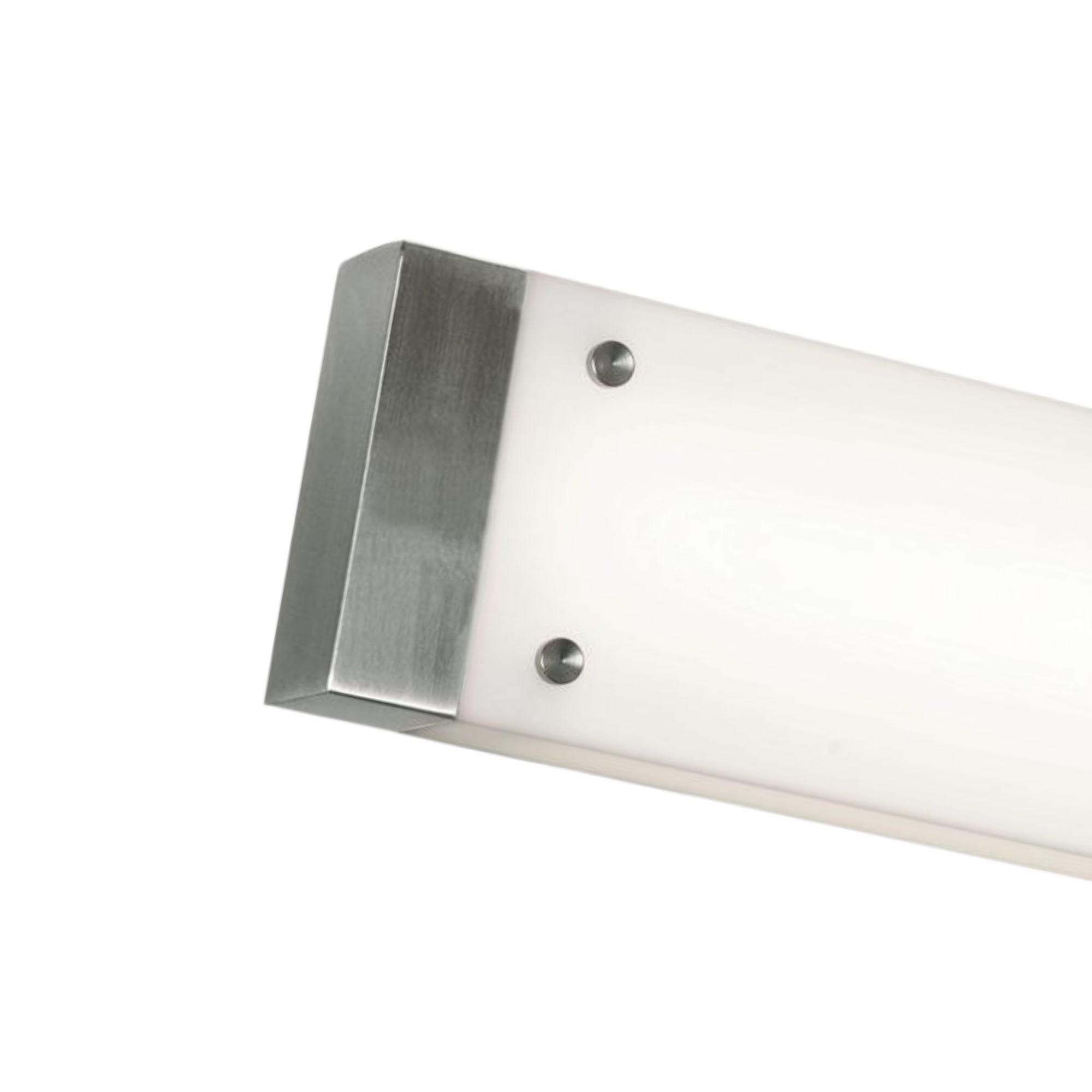 Avanti 28 Inch LED Bathroom Vanity Light Bar in Satin Nickel & White - Perfect for Modern Bathrooms, Powder Rooms & Spa-Like Retreats