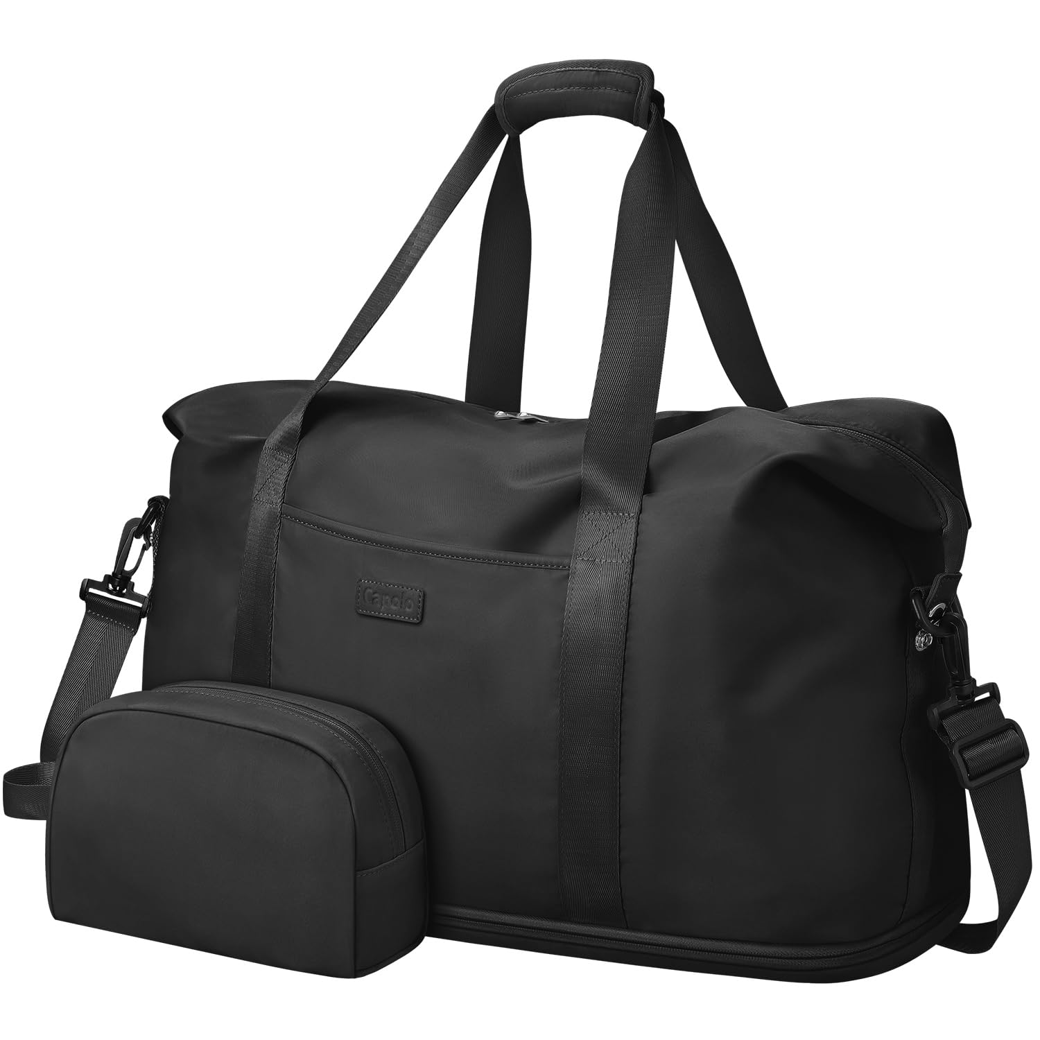 Expandable Travel Duffle Bag - Waterproof Weekender Overnight Bag for Women & Men, Perfect for Hospital, Labor Delivery, Gym & Weekend Getaways with Free Toiletry Bag