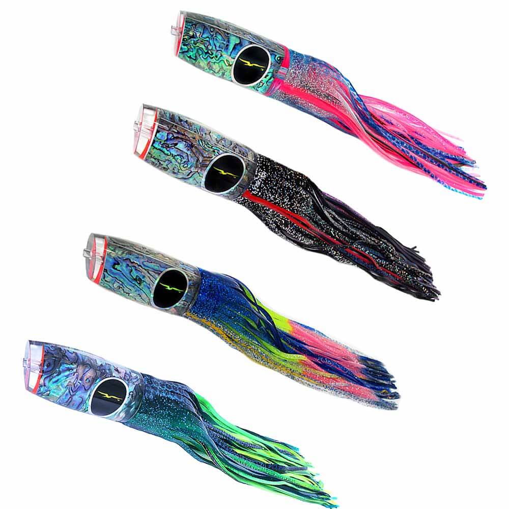 Black Bart Super Plunger Trolling Lure - Premium Saltwater Fishing Bait for Tuna, Marlin & Mahi Mahi - Perfect for Offshore Deep Sea Fishing Adventures