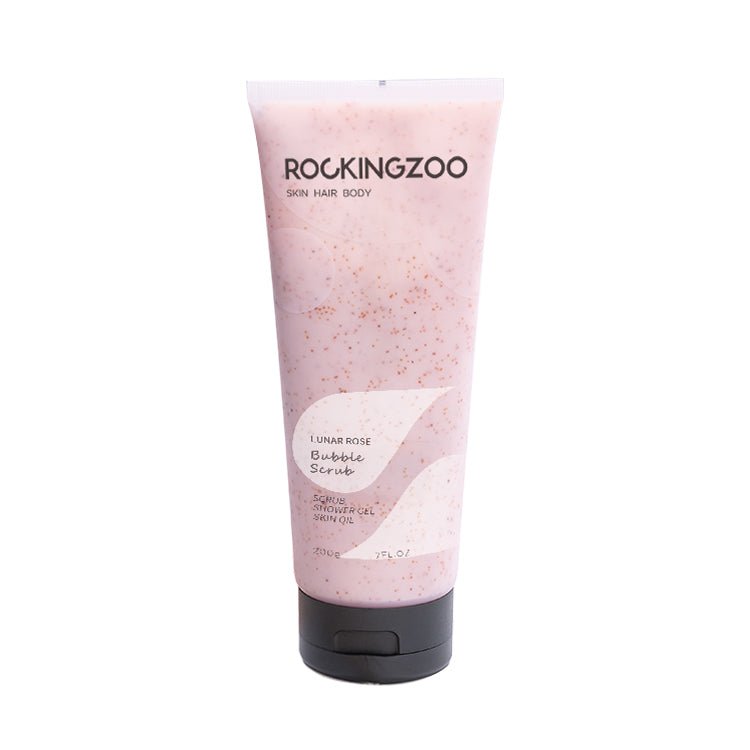 ROCKINGZOO Lunar Rose Shower Gel & Body Scrub - Exfoliating & Moisturizing for Soft Skin | Perfect for Spa Day & Self-Care Routine