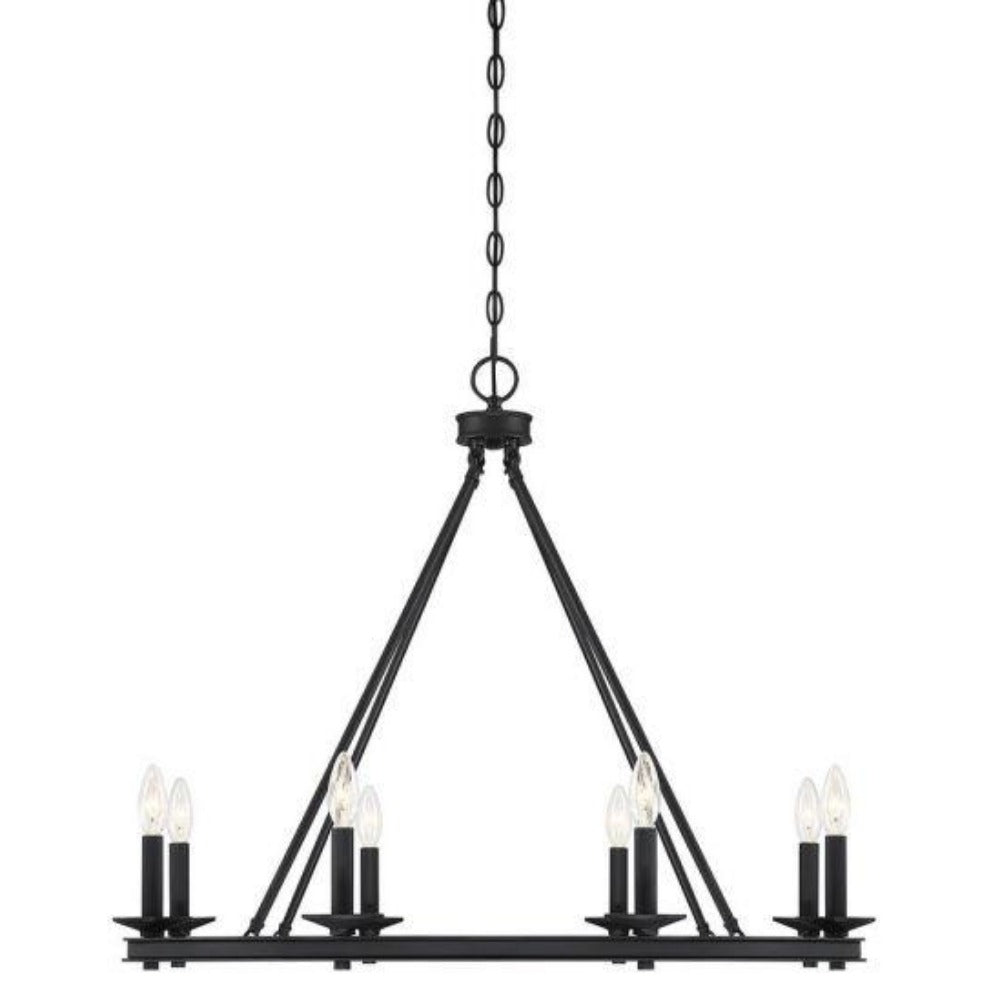 Therion Chandelier - Elegant Crystal Ceiling Light Fixture for Dining Room, Living Room & Bedroom | Modern Luxury Lighting for Home Decor