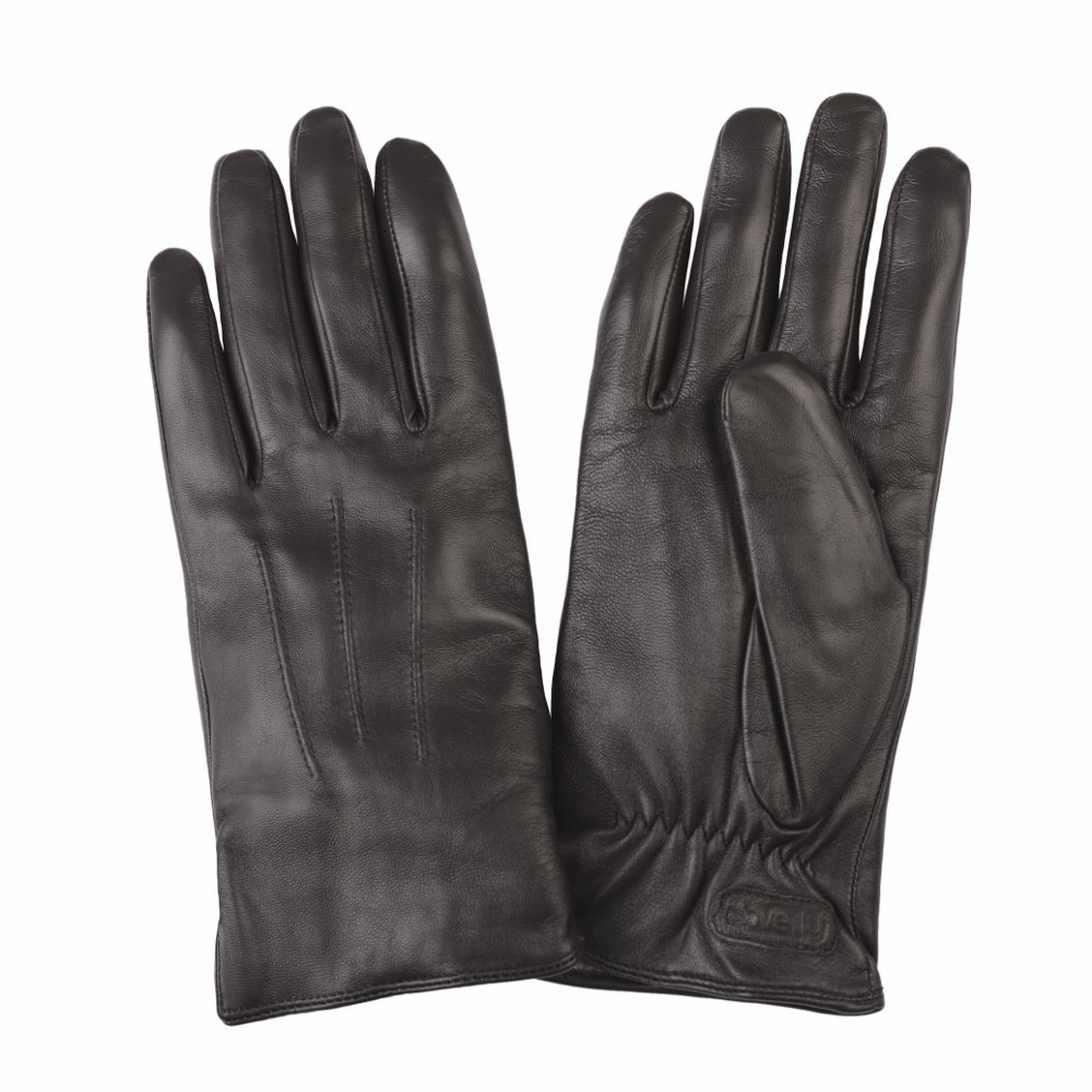 Glove.ly Women's Brown Leather Touch Screen Gloves - Small Size | Winter Warm Gloves for Smartphone Use, Driving & Outdoor Activities