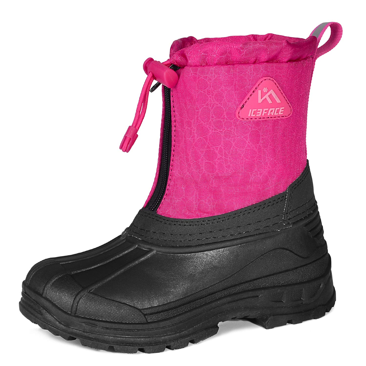 ICEFACE Waterproof Insulated Winter Snow Boots for Toddler, Little & Big Kids - Boys & Girls Warm Snow Shoes for Outdoor Play, Snowy Adventures & Cold Weather Activities