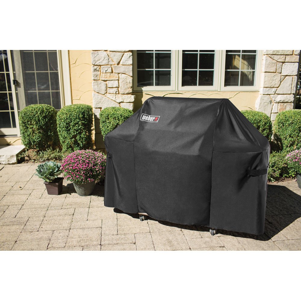 Premium Weber Grill Cover with Storage Bag for Genesis Gas Grills - 44
