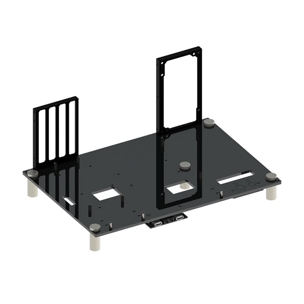 EDDIY Acrylic Open ATX PC Test Bench Case - DIY Computer Chassis for Motherboard Overclocking & Modding | Perfect for PC Builders, Hardware Testing & Gaming Rigs