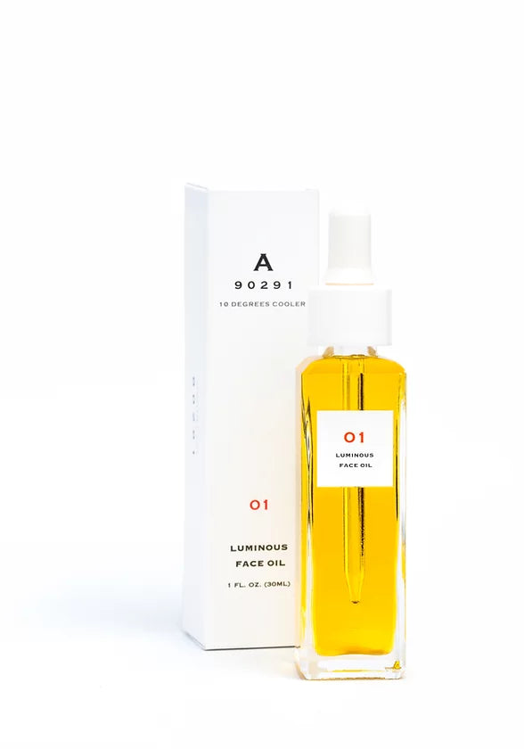 01 Luminous Face Oil - Brightening & Hydrating Facial Oil for Glowing Skin | Day & Night Moisturizer for Dry, Dull Skin - Perfect for Daily Skincare Routine & Makeup Prep