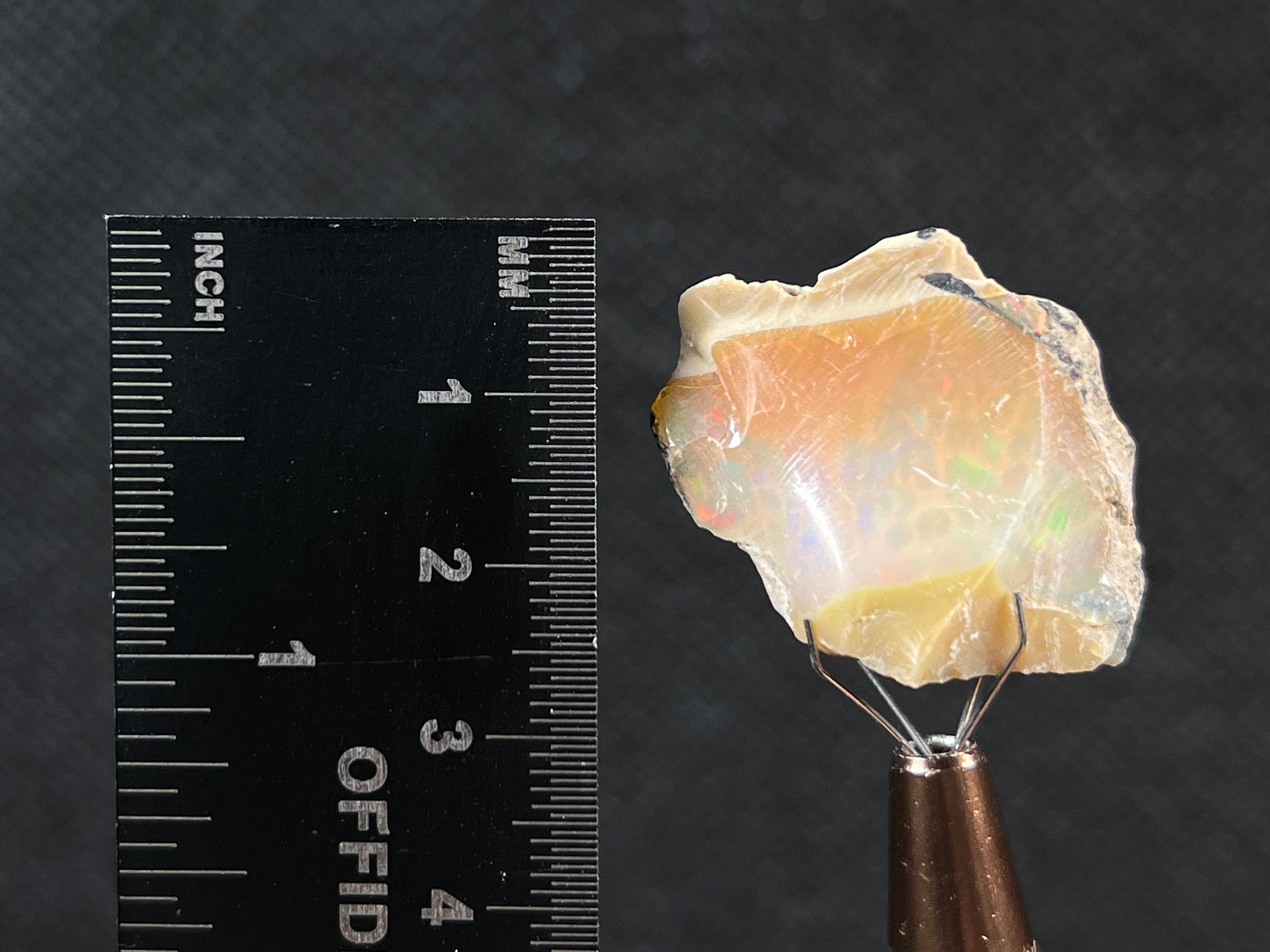 Premium 4A XL Raw Welo Opal Crystal - Natural Cutting Grade Ethiopian Opal, October Birthstone for Jewelry Making & Gem Collectors | Perfect for Engagement Rings, Necklaces & Healing Crystal Decor