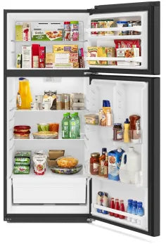 Amana ARTX3028PB 16.4 Cu. Ft. Top Freezer Refrigerator - Energy Efficient, Spacious Design for Kitchens, Apartments & Small Homes
