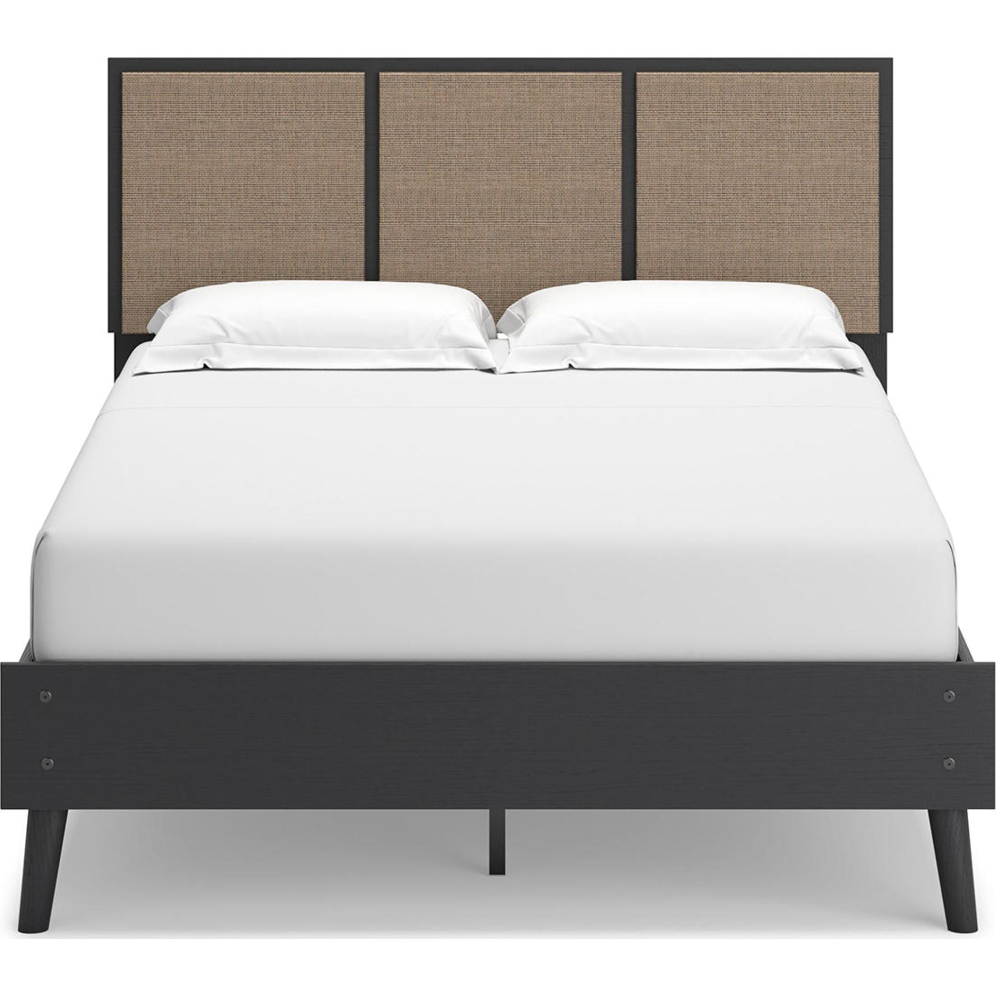 Charlang Full Platform Bed Frame with Headboard - Queen Size, Modern Minimalist Wooden Bed Frame for Bedroom, Sturdy & Noise-Free Design, Easy Assembly - Perfect for Small Spaces and Guest Rooms