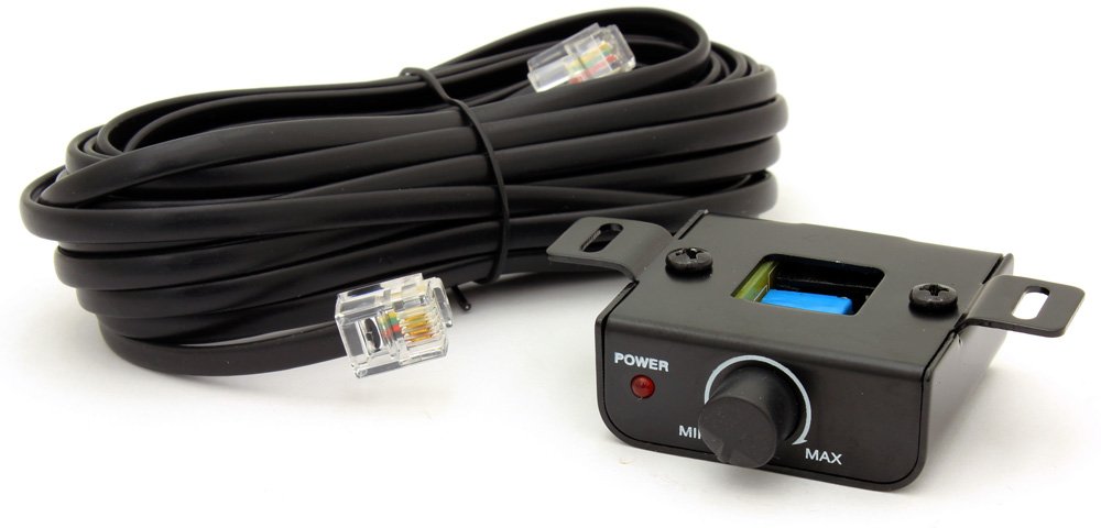 Gladen Amplifier Remote Bass Knob - Car Audio Bass Control for Subwoofer - Perfect for Car Audio Systems, Bass Adjustment on the Go