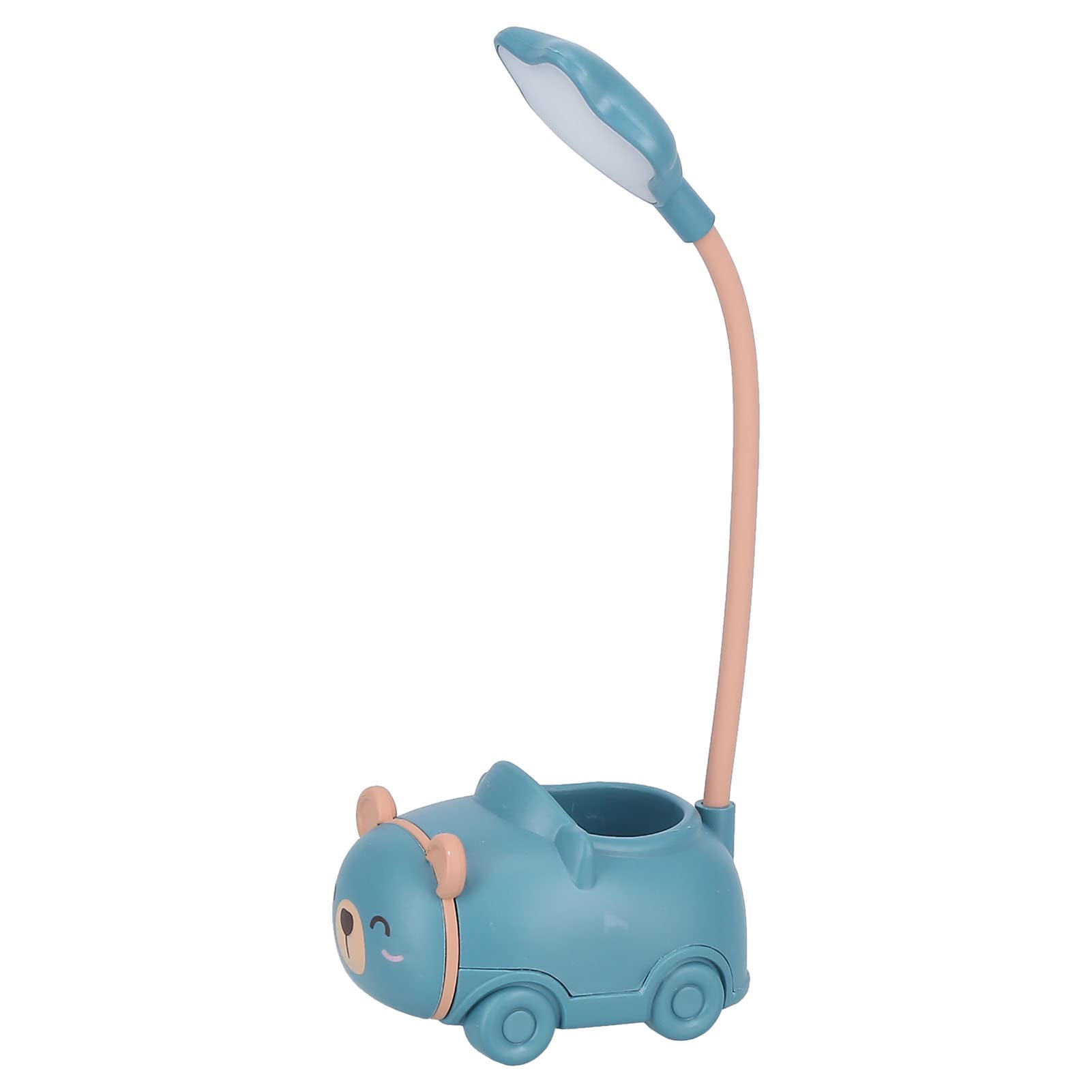 360° Adjustable USB LED Desk Lamp with Phone Holder - Foldable Reading Light for Home & Office (Blue) | Perfect for Studying, Working & Nighttime Reading