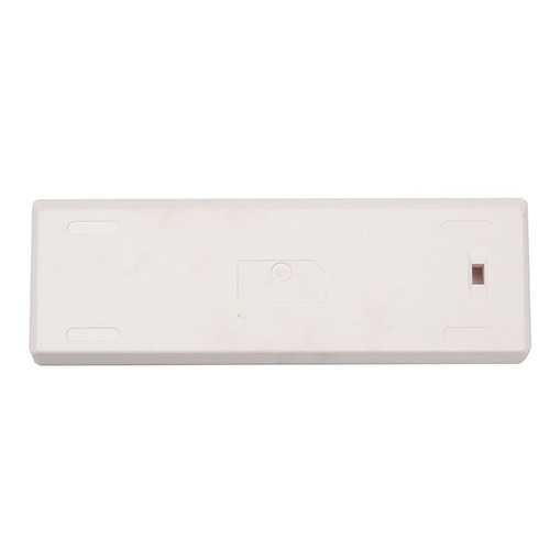 60% DIY White Mechanical Keyboard Universal Frame Plastic Case for GH60 Poker - Compact Gaming & Typing Solution for PC & Mac