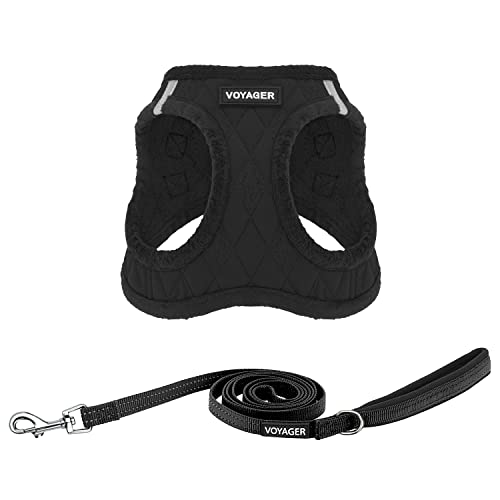 Harness Leash Set (Black Plush)