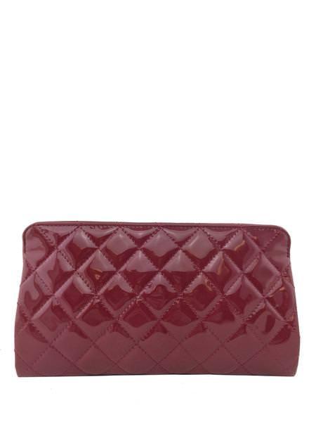 Chanel Quilted Patent Leather Timeless Clutch Bag - Luxury Women's Handbag for Evening Parties, Weddings & Special Occasions