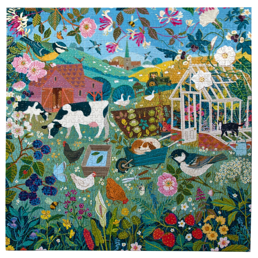 English Hedgerow 1000 Piece Jigsaw Puzzle - Challenging Landscape Puzzle for Adults & Puzzle Enthusiasts | Perfect for Family Game Night, Stress Relief & Home Decor