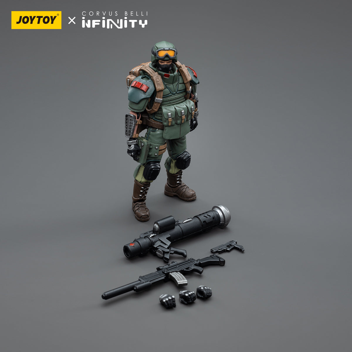 1/18 JOYTOY 3.75 Inch Military Action Figure Infinity Ariadna Set (4 PCs) - Perfect for Collectors, Wargaming, and Display Scenes