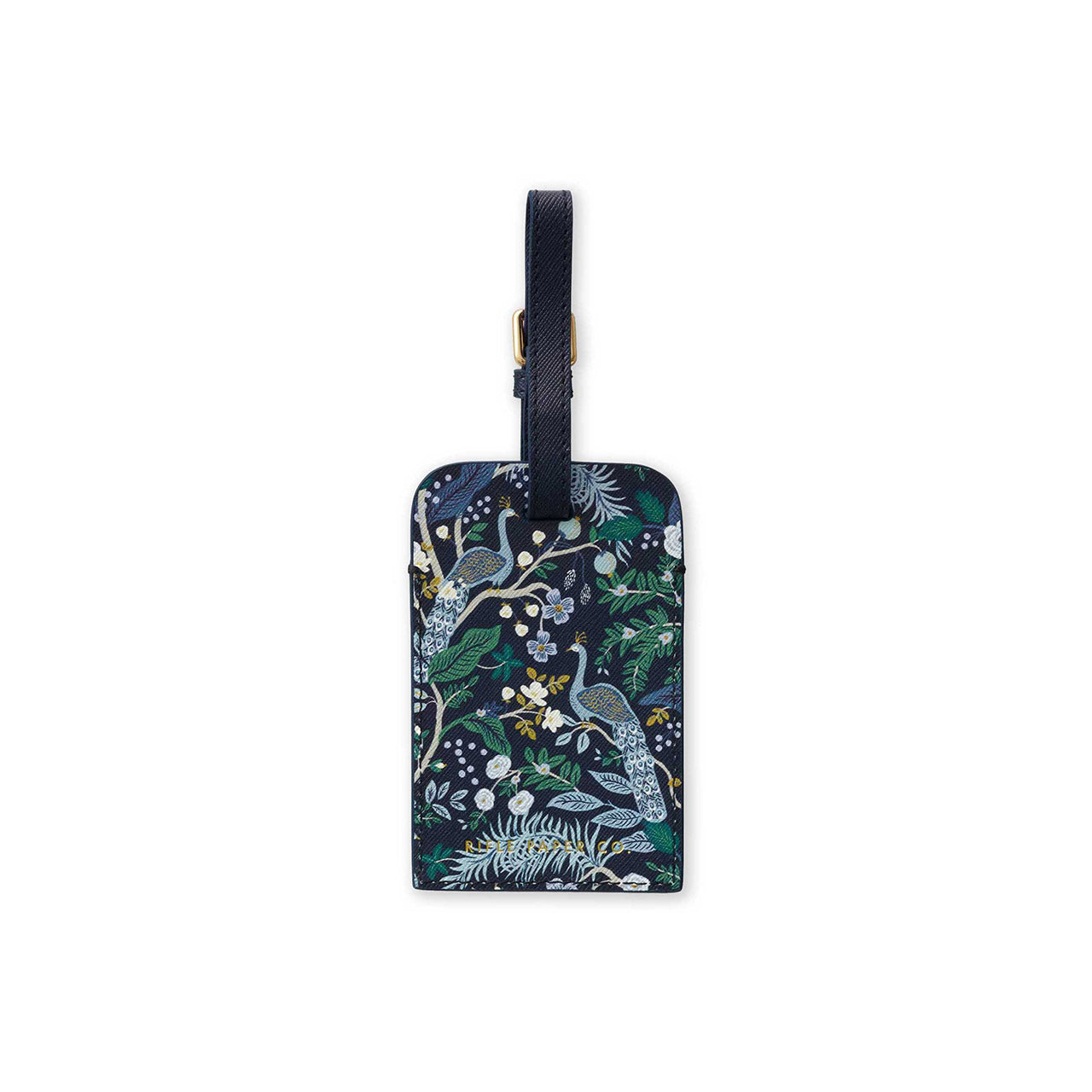 Stylish Peacock Design Luggage Tag - Durable Travel Bag Tag for Suitcases & Backpacks - Perfect for Airports, Vacations & Business Trips