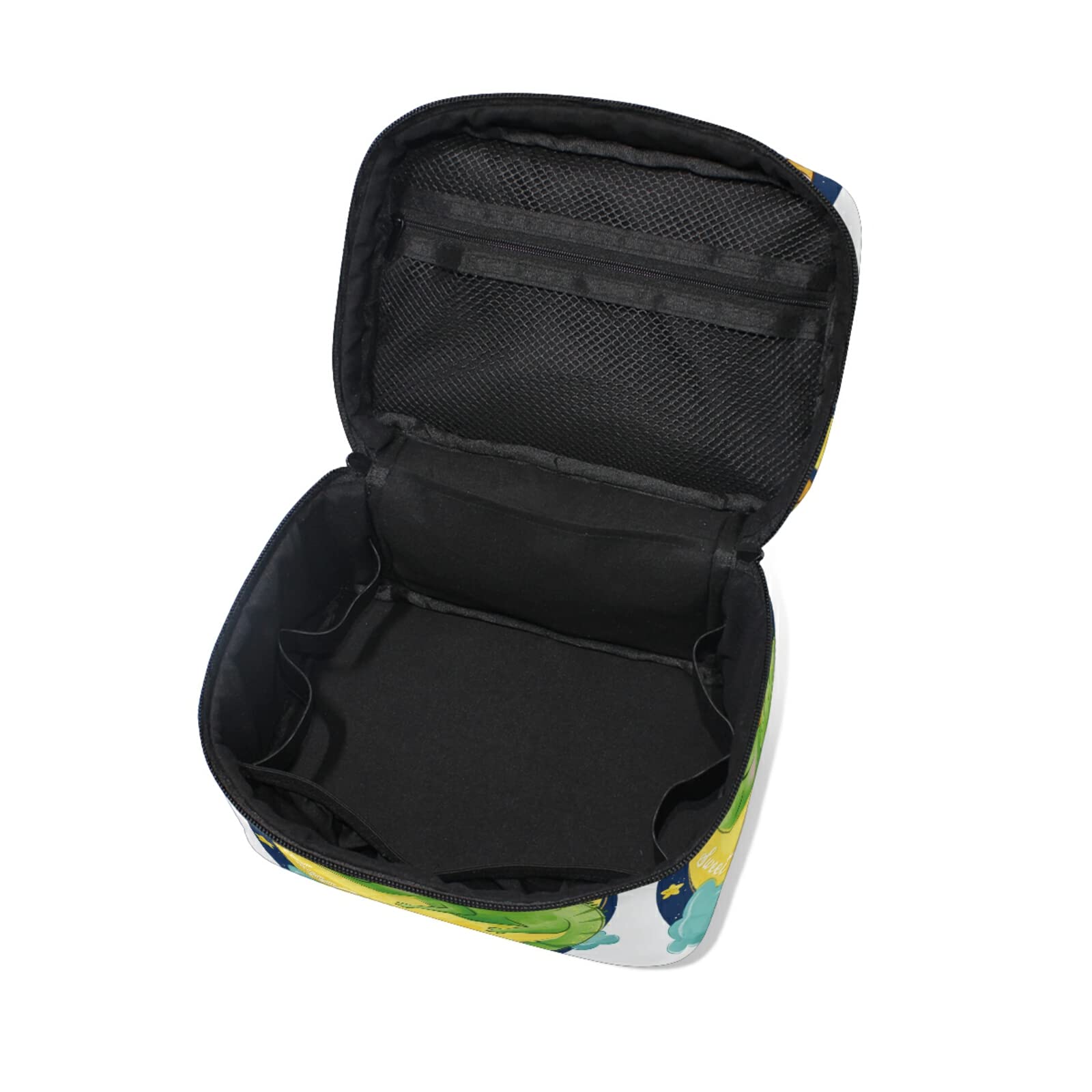 Stylish Baby Iguana Lizard Print Makeup Bag for Women - Waterproof Cosmetic & Toiletry Travel Organizer - Perfect for Travel, Gym, and Daily Use