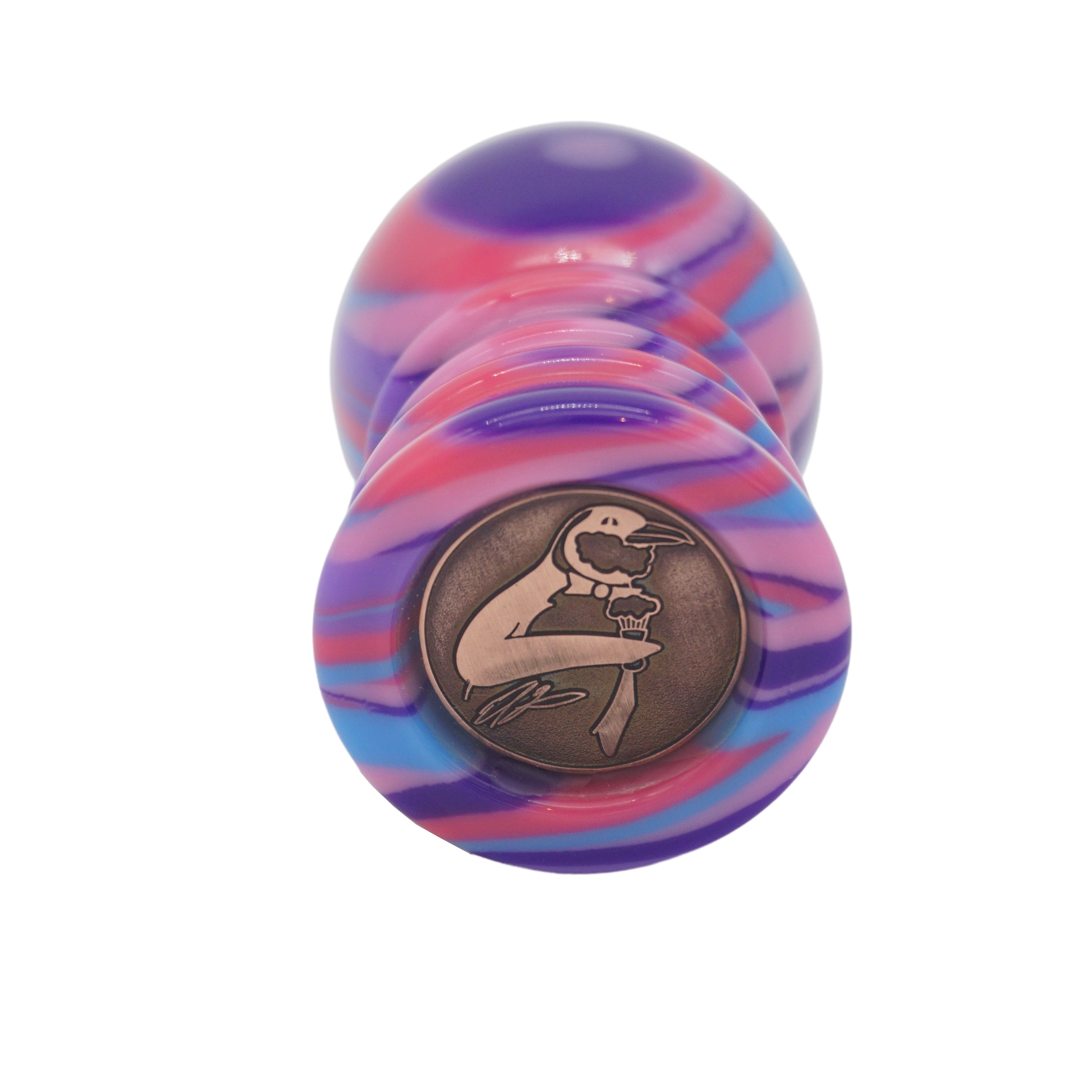 Premium Purple Haze Handmade Shaving Brush Handle for 24mm & 26mm Knots - Luxury Wet Shaving Essential for Men's Grooming Routine