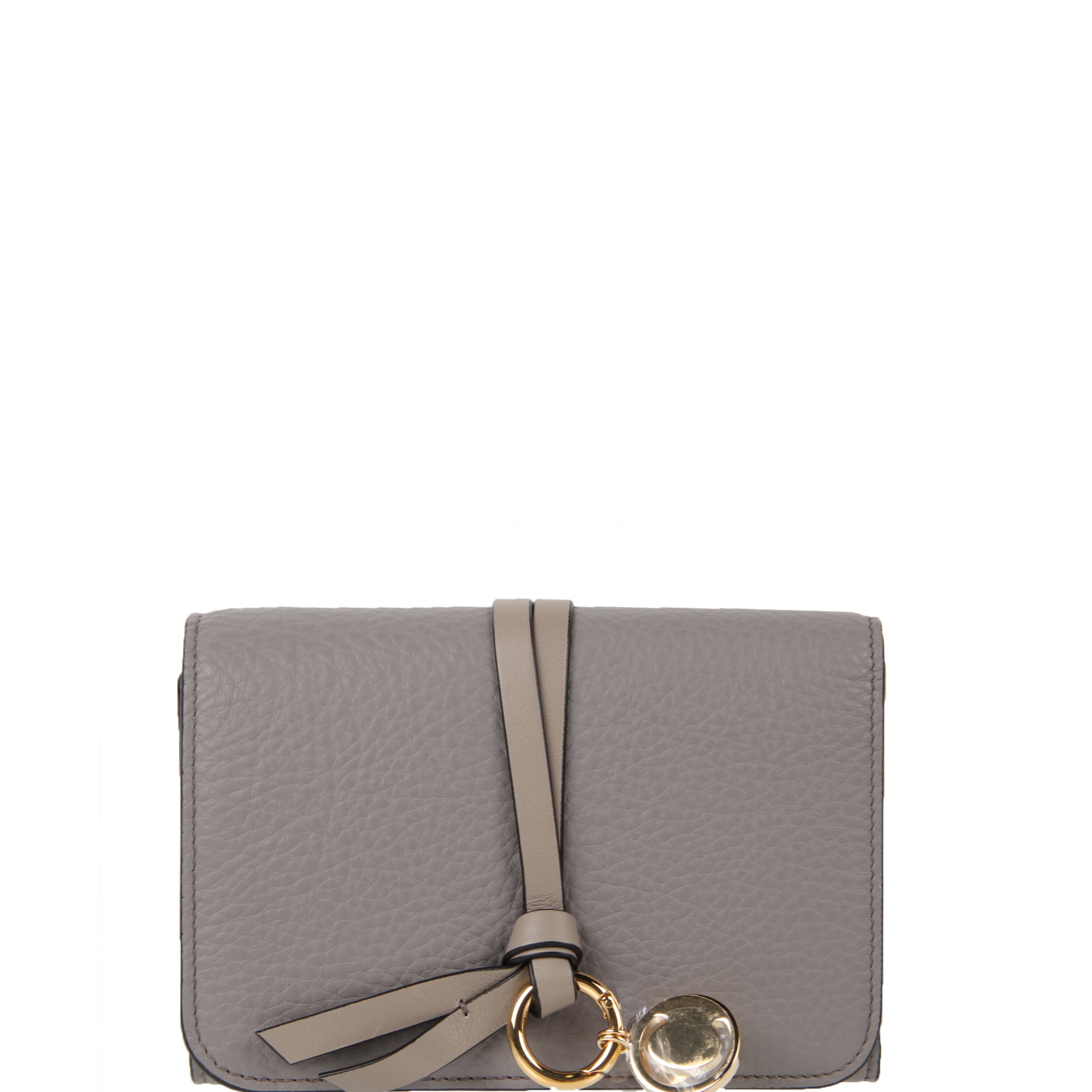 Premium Alphabet Tri-Fold Wallet in Cashmere Grey - Slim RFID Blocking Leather Wallet for Men - Perfect for Everyday Use, Travel & Business