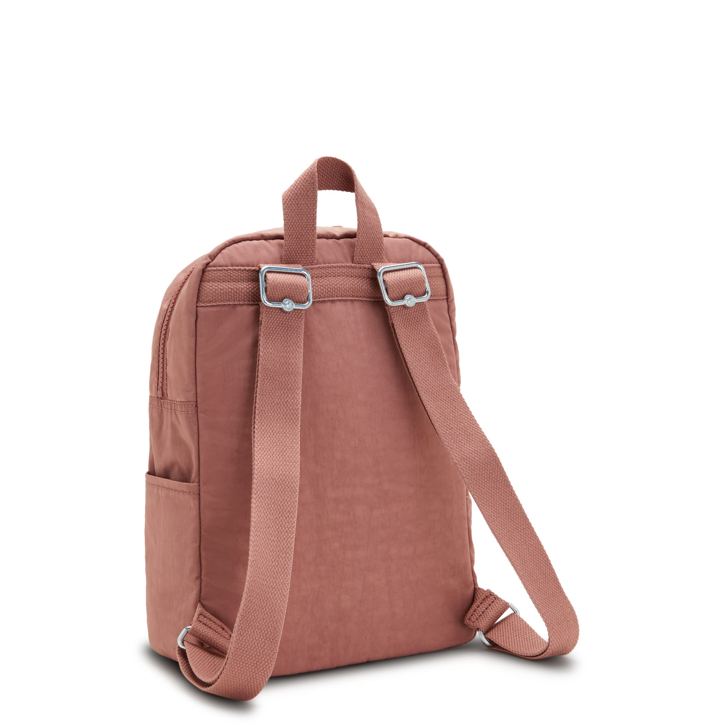 Kipling Women's Ferris Backpack - Adjustable Padded Shoulder Straps, Built-in Accessories Organizer, Durable Nylon Travel Bag with Iconic Monkey Keychain - Perfect for Work, School & Travel