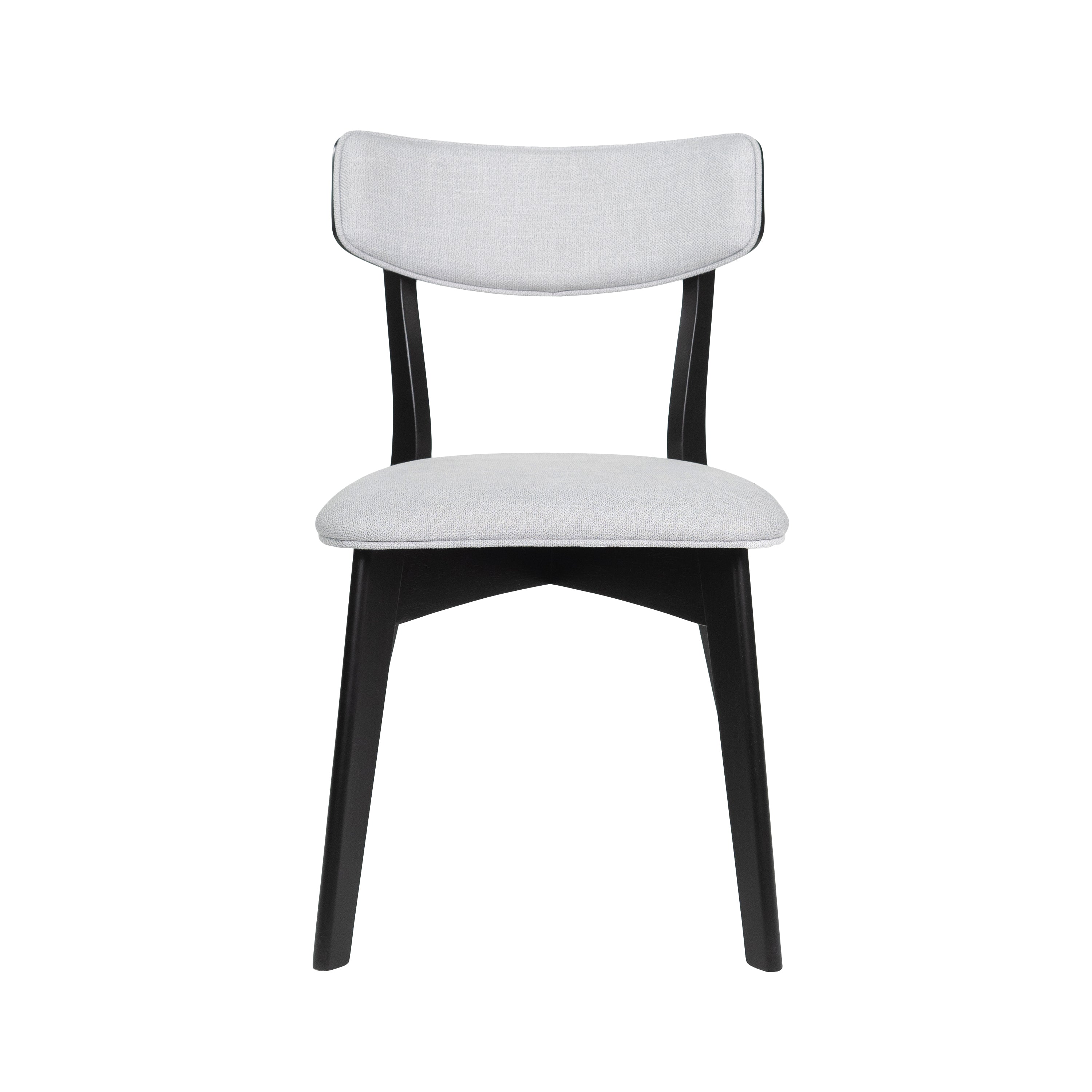 Modern Dining Chairs Set of 2 - Sturdy Wooden Kitchen Chairs with Padded Seats - Perfect for Dining Room, Kitchen, Breakfast Nook & Small Spaces