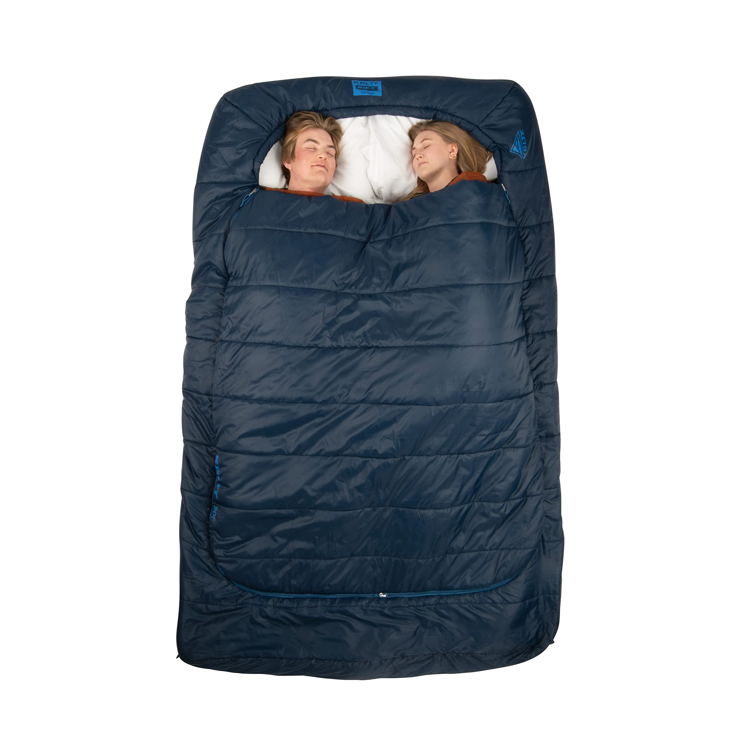 Kelty Tru.Comfort Doublewide 20 Degree Sleeping Bag - 2 Person Synthetic Camping Sleeping Bag for Couples & Family | Warm & Spacious for Backpacking, Hiking & Outdoor Adventures