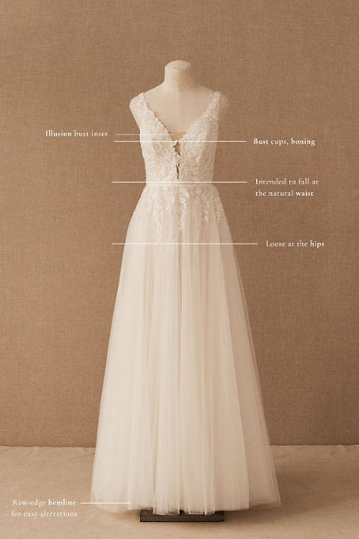 BHLDN Wtoo Vielle Gown - Elegant Wedding Dress for Brides | Perfect for Beach, Garden & Formal Weddings
