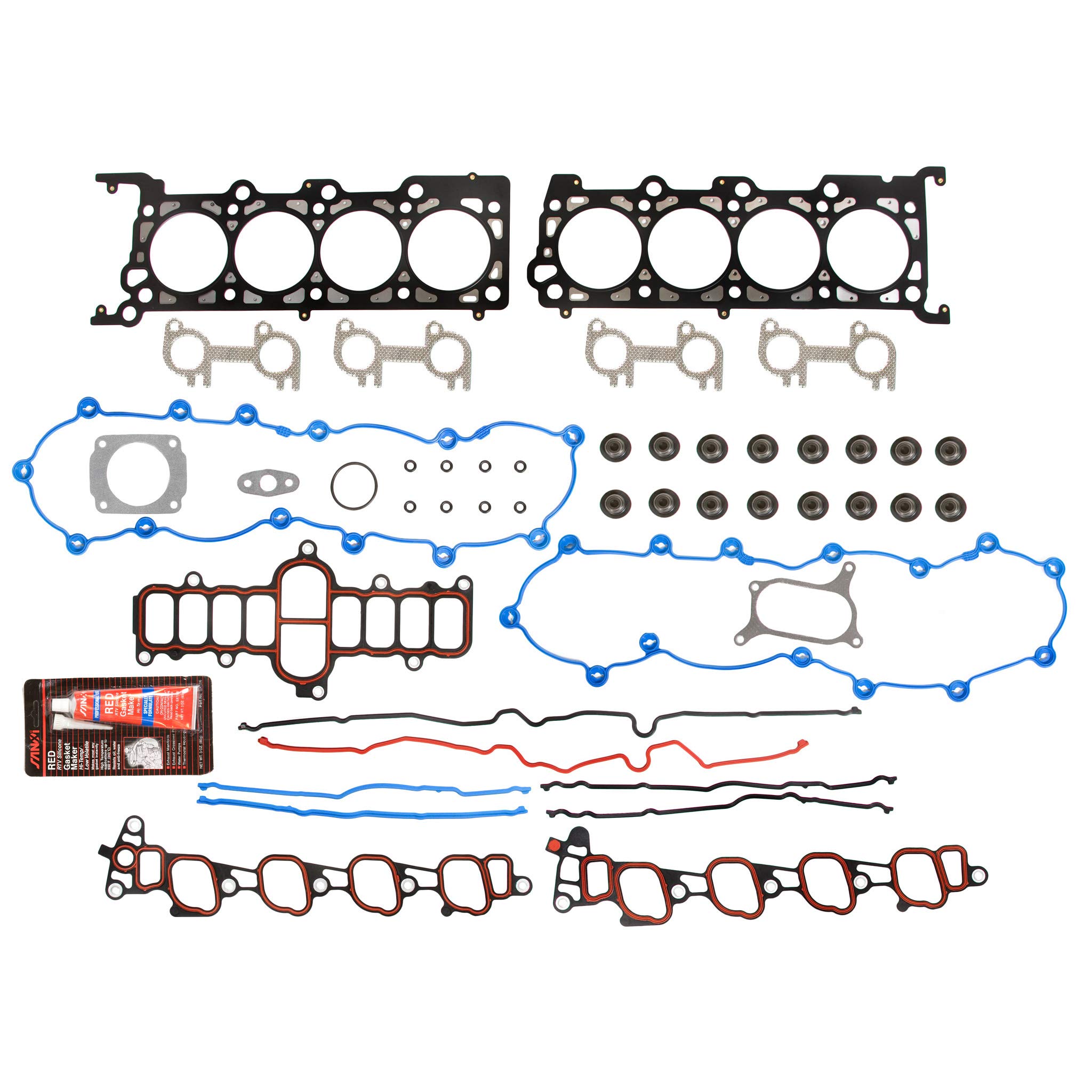 MA-4216909175 Head Gasket Set Compatible with 2002-2003 Ford F150 WINDSOR 4.6L VIN 6 - Engine Repair & Maintenance for Improved Performance & Reliability