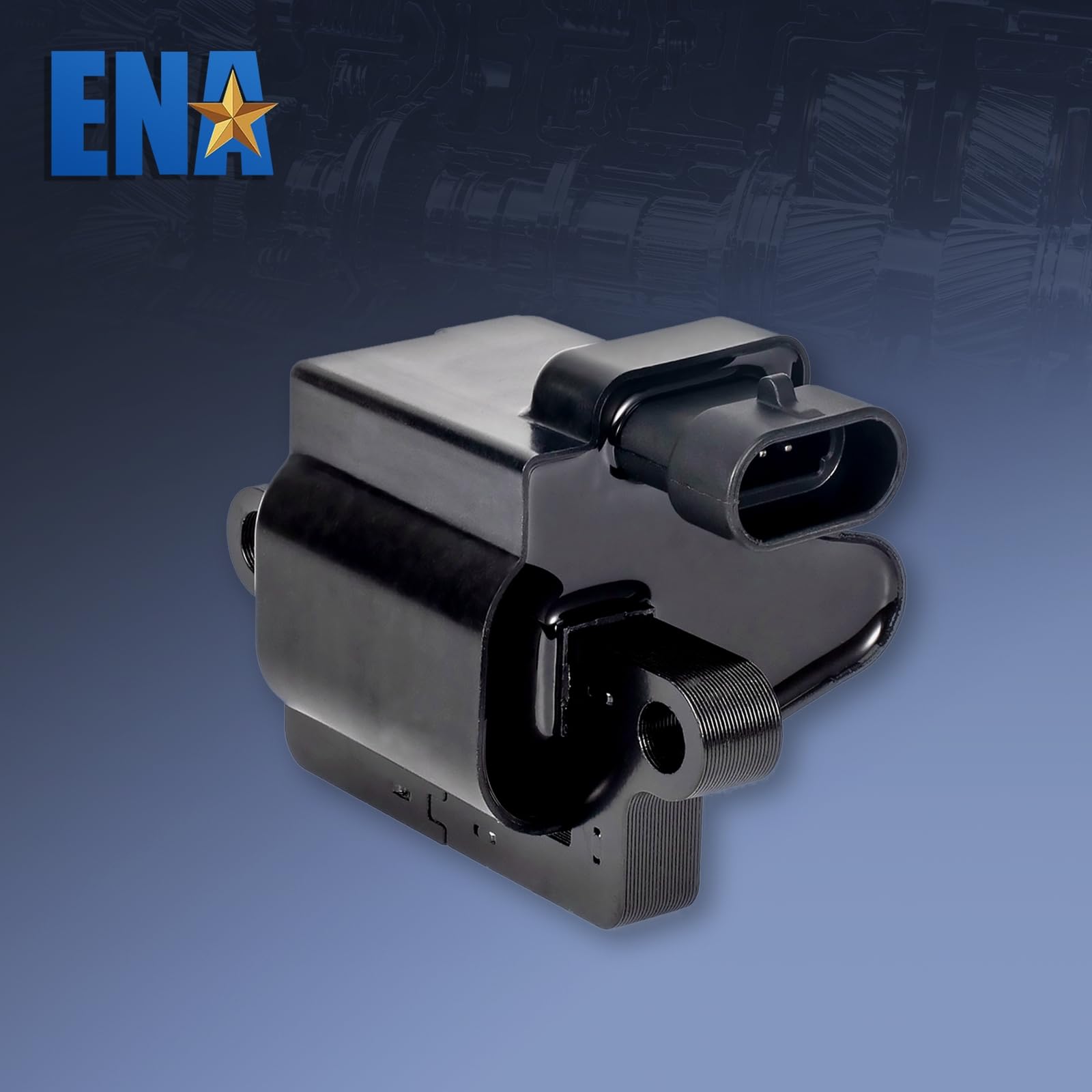 ENA Set of 4 Square Ignition Coil Packs - Compatible with Cadillac Chevrolet GMC Silverado Yukon 1500 2500 3500 Workhorse 5.3L 6.0L 8.1L 4.8L - Replacement for C1208 GN10298 UF271 - Perfect for Engine Performance & Smooth Driving