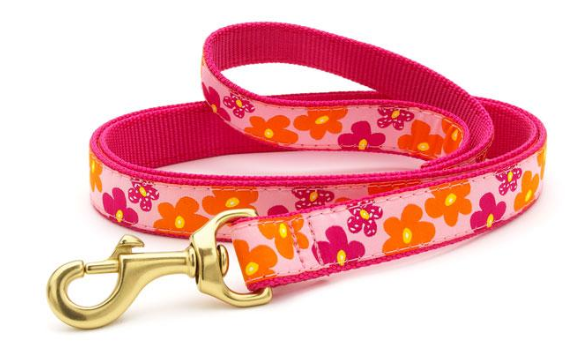 Premium Flower Power Dog Leash - Durable & Stylish Pet Walking Lead for Small & Medium Dogs - Perfect for Outdoor Adventures, Park Walks & Daily Strolls
