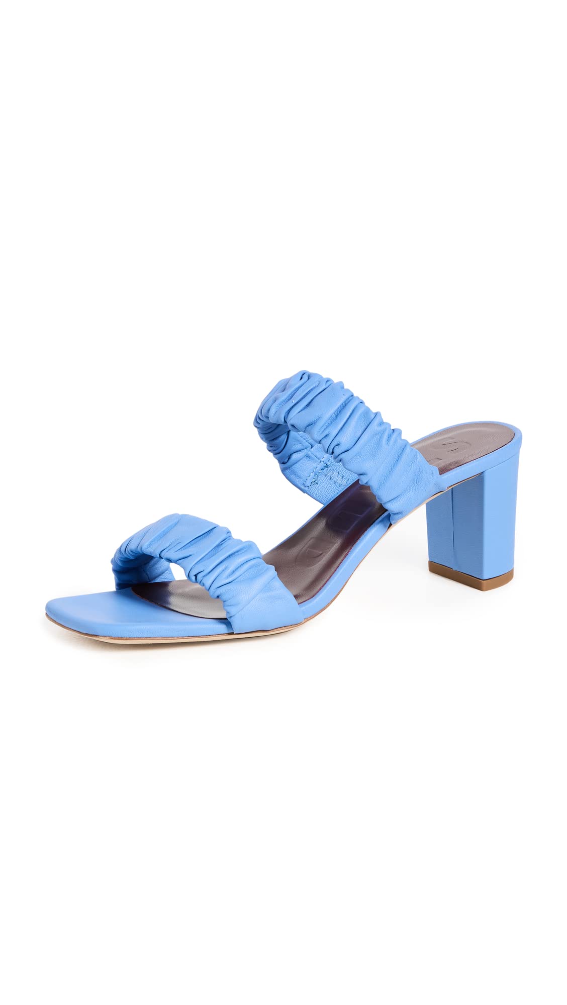 STAUD Women's Frankie Ruched Sandals - Comfortable Summer Slide Sandals for Women | Perfect for Beach, Vacation & Casual Outfits