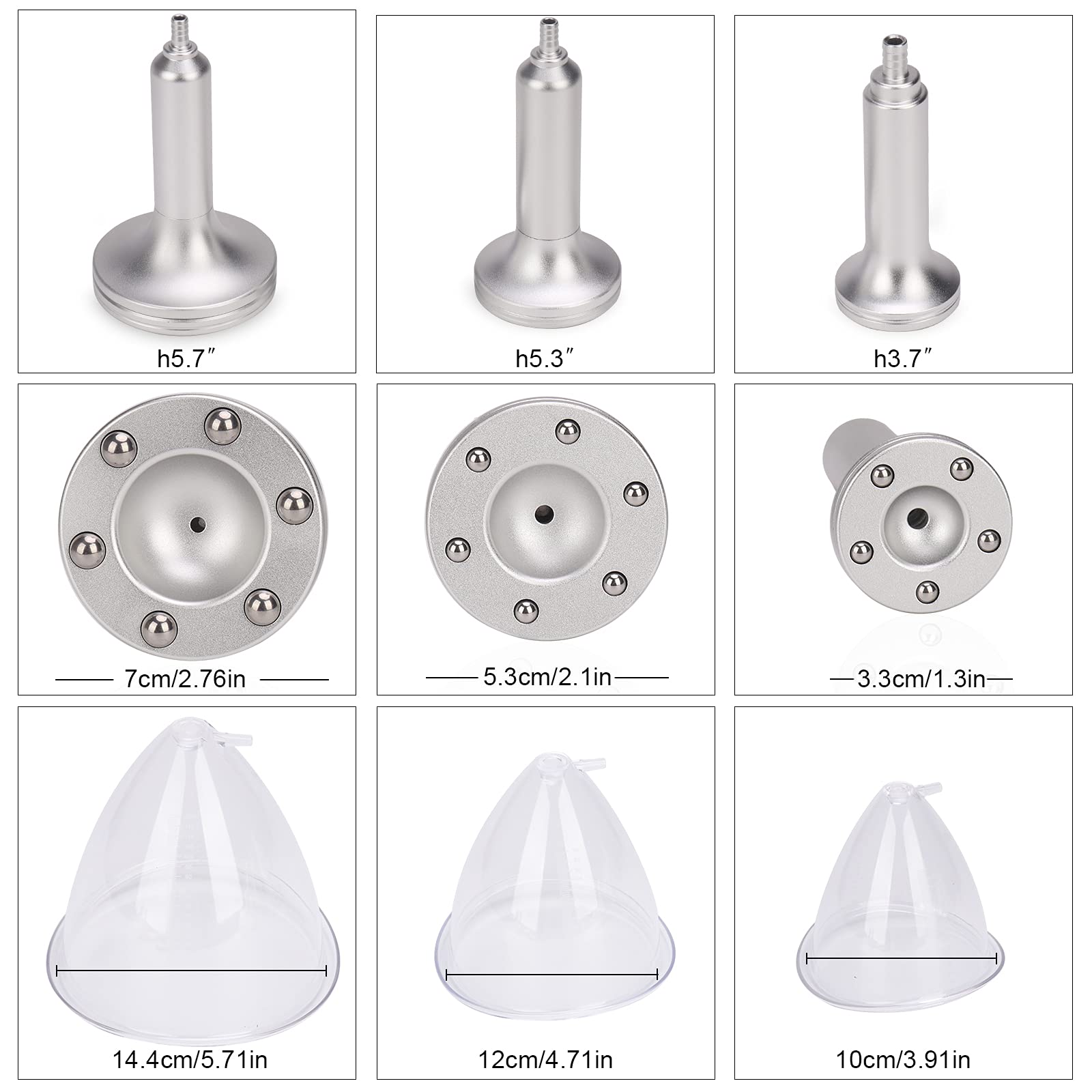 Professional Vacuum Therapy Cupping Machine Set - 30 Silicone Cups & 3 Metal Gua Sha Tools for Deep Tissue Massage | Salon, SPA, Home Use for Body, Back & Facial Care | Pain Relief & Cellulite Treatment