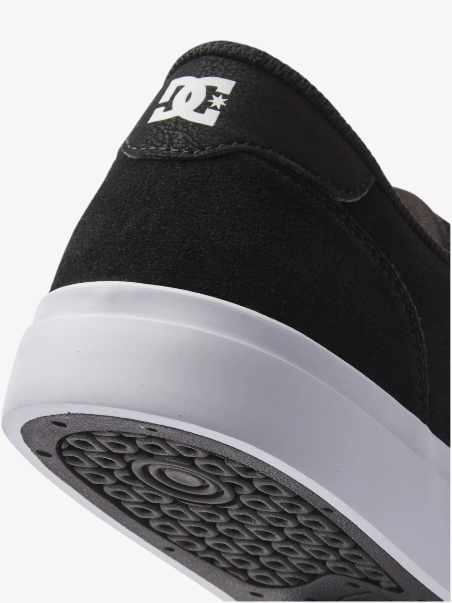 DC Teknic Black & White Skate Shoes - Men's High-Performance Sneakers for Skateboarding, Streetwear & Casual Wear