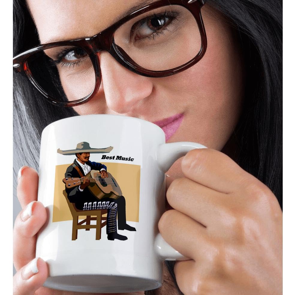3dRose 11oz Mariachi Music Funny Coffee Mug - Perfect Gift for Coffee Lovers & Music Enthusiasts - Great for Office, Home & Gifting