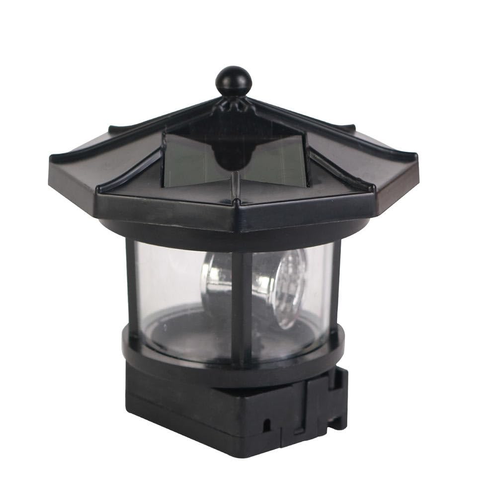 Rotatable LED Solar Lighthouse Lights - Waterproof Outdoor Solar Walkway & Garden Lights for Yard Decor - Perfect for Pathways, Lawns, and Outdoor Landscaping