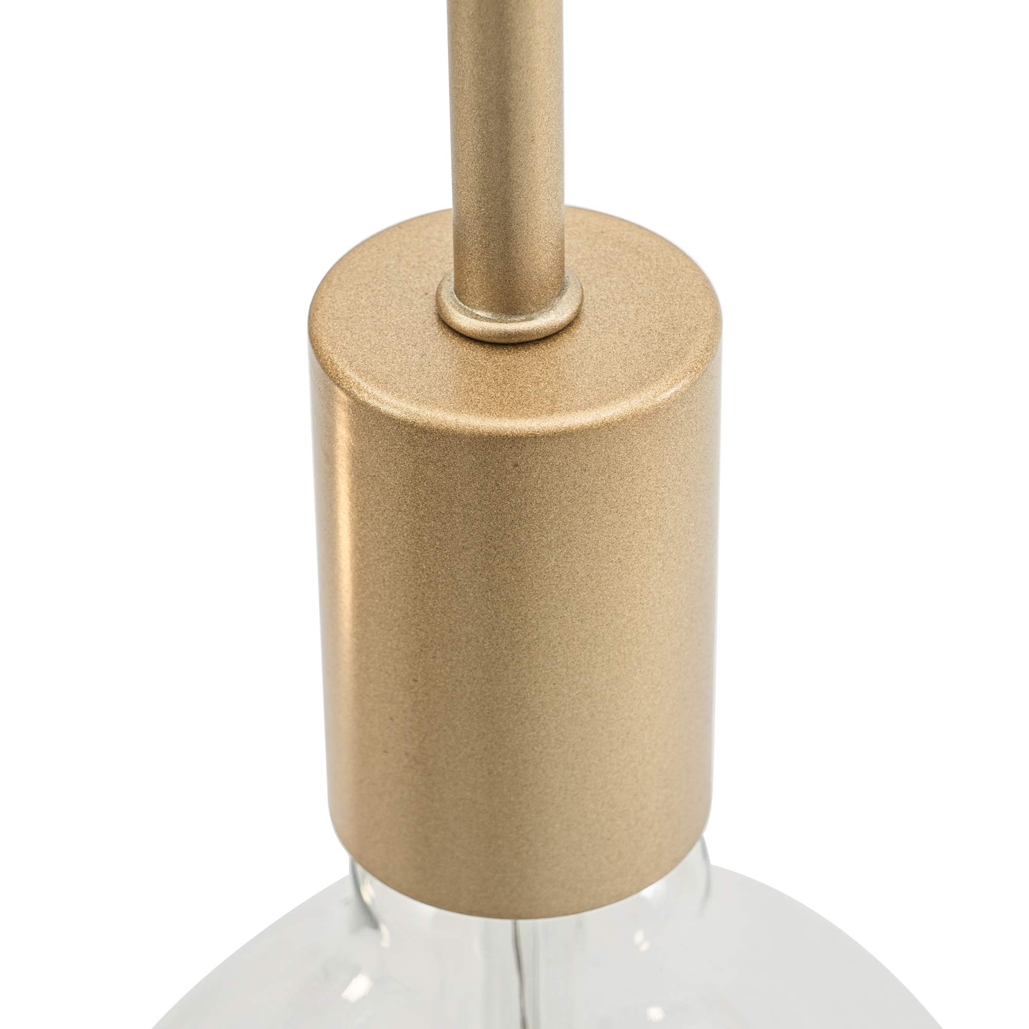 Modern 5-Light Gold Pendant Lighting Fixture - Flush Mount Chandelier for Kitchen Island, Dining Room & Home Decor | Dimmable LED Bulbs Included | Perfect for Farmhouse, Industrial & Contemporary Interiors