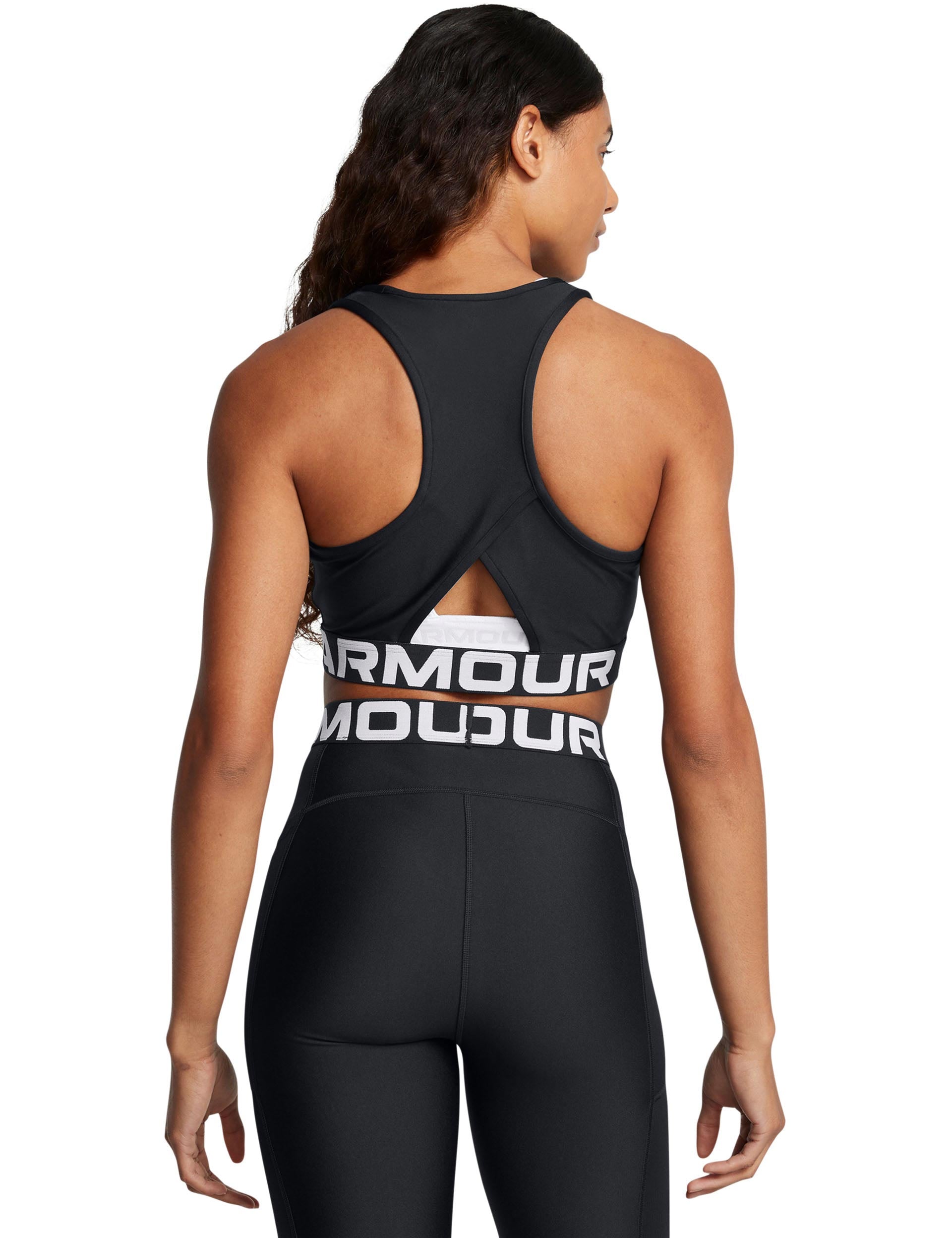 HeatGear Rib Tank for Men - Moisture-Wicking & Breathable Workout Top in Black/White - Perfect for Gym, Running & Outdoor Activities