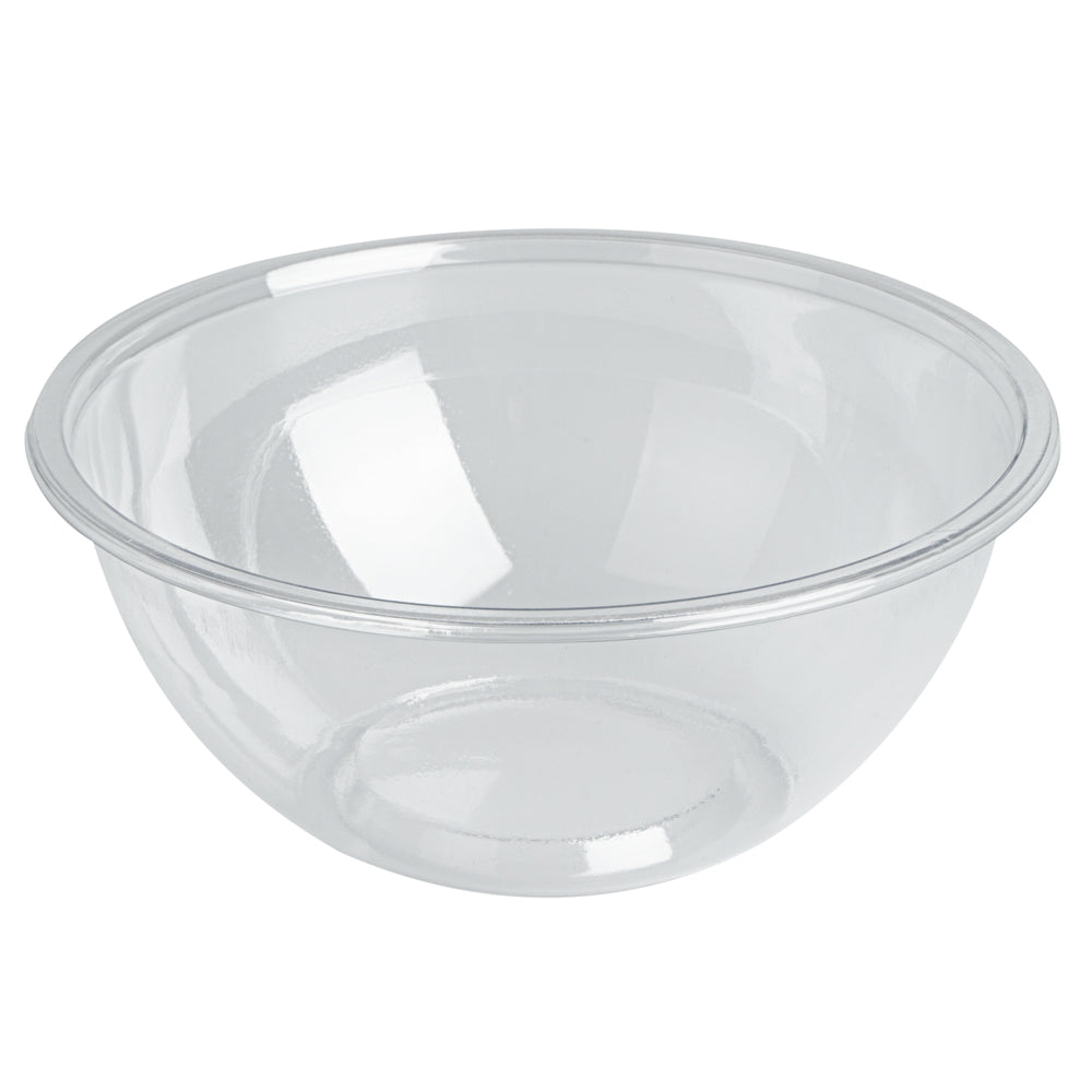7 oz Round Clear Plastic Salad Bowls - 5